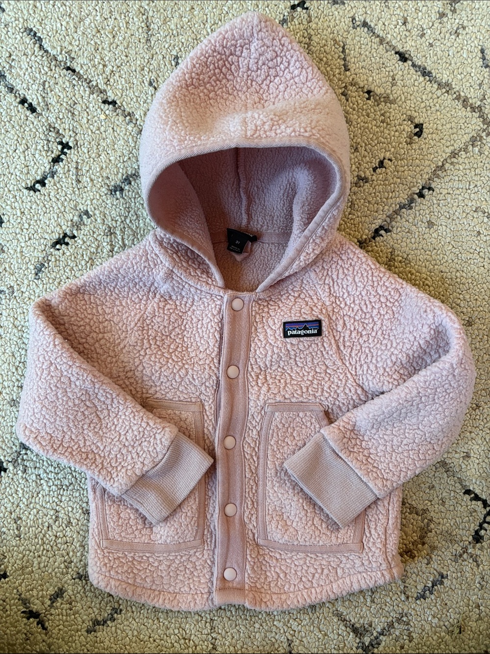 Patagonia kids fleece jacket (3T) EUC